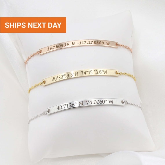 Etsy coordinates deals bracelet