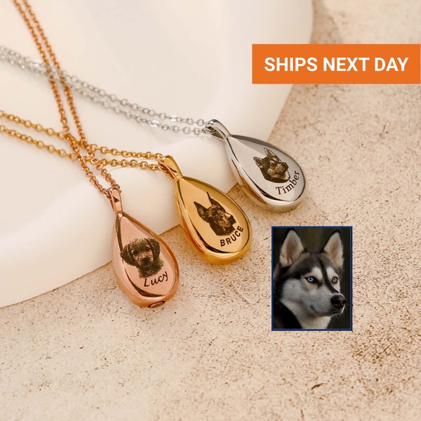 Timeless Personalized Cremation Jewelry, Pet Ashes Necklace, Pet Urn Necklace, Dog Mom Memorial Gift for Her, Necklace for Cat Moms, FN-162