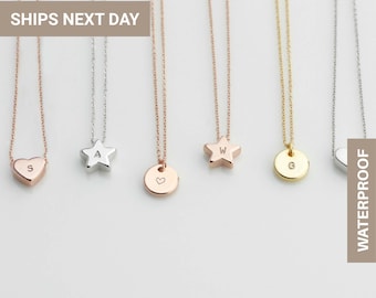 Personalized Kids Jewelry Sterling Silver · Custom Necklace Kids · Heart Necklace · Flower Girl Proposal · Custom Baby Girl Necklace, FNK-02