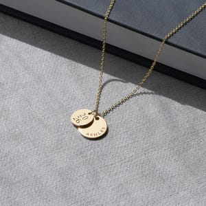 Custom Graduation Necklace Gift, Customized High School Grads Gift for Girls College, Graduation Class of 2026, FN-09 image 3