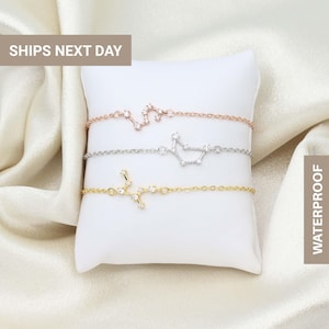 Dainty Constellation Bracelet, Zodiac Jewelry, Libra Zodiac Bracelet, Aries, Taurus Bracelet, Handmade Jewelry, Best Friend Bracelet, FB-40