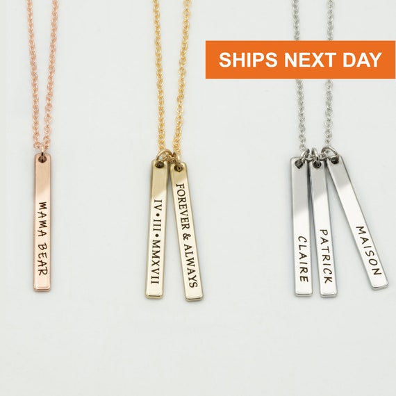 Custom Kids Name Necklace Personalized 