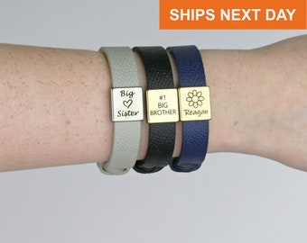 Leather sister bracelet Clearance