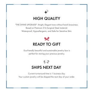 text that describes the features of a product, including its high quality, readiness to gift, and shipping information.
