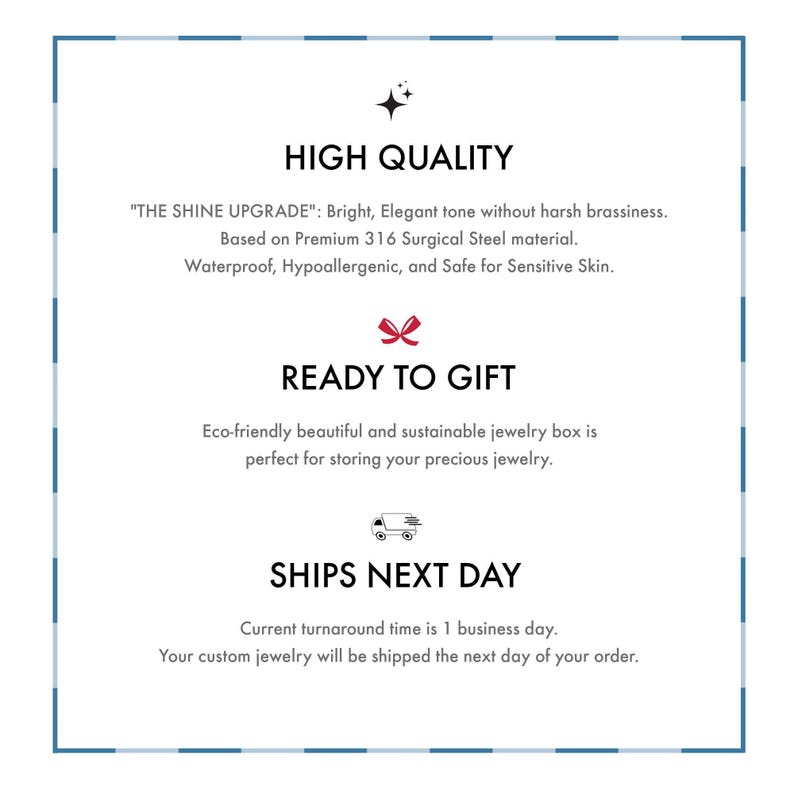 text that describes the features of a product, including its high quality, readiness to gift, and shipping information.