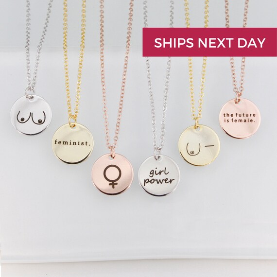 Women Empowerment Feminist Necklace 