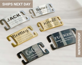 Custom Slide On Dog Tag • Pet ID Tags • Lucky Tags • Dog Collar Tag • Cat Collar Tag • Valentine's Day, FMOC-06