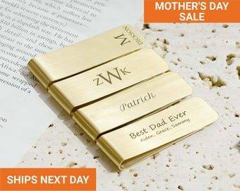 Stunning Engraved Money Clip, Husband Gift, Groomsmen Gift, Anniversary Gift for Dad, Stainless Steel Money Clip, Custom Money Clip, FMOC-01