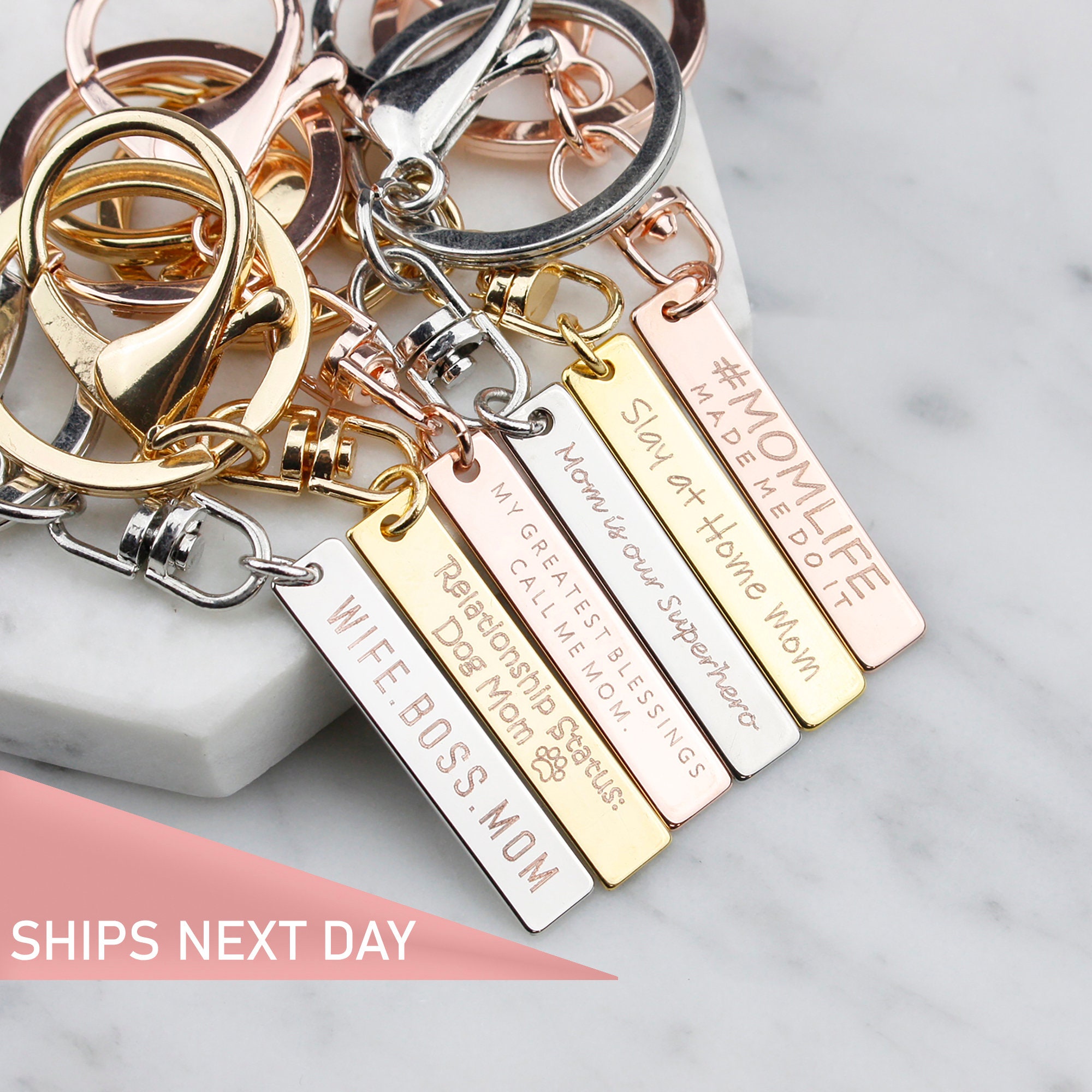 Custom Keychain Gifts for Employees Appreciation Gifts for Etsy