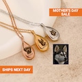 Personalized Cremation Jewelry, Pet Ashes Necklace, Pet Urn Necklace, Dog Mom Memorial Gift for Her, Engraved Necklace for Cat Moms, FN-162