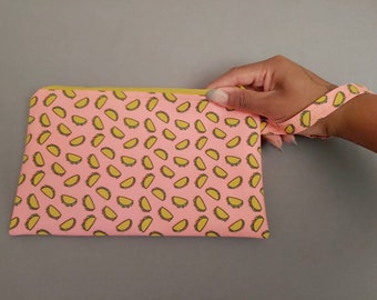 Taco Lover's Cute Wristlet Clutch