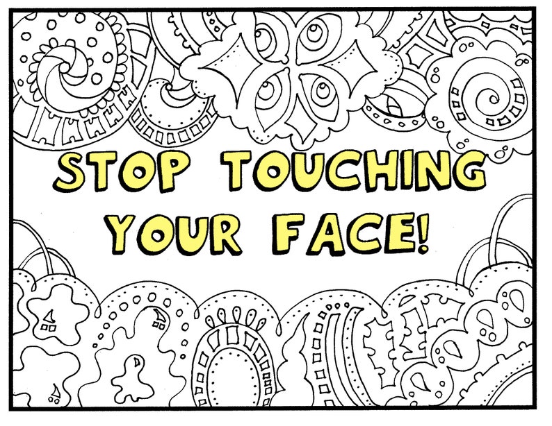 The Quarantine Coloring Book Adult Coloring Book PDF. | Etsy