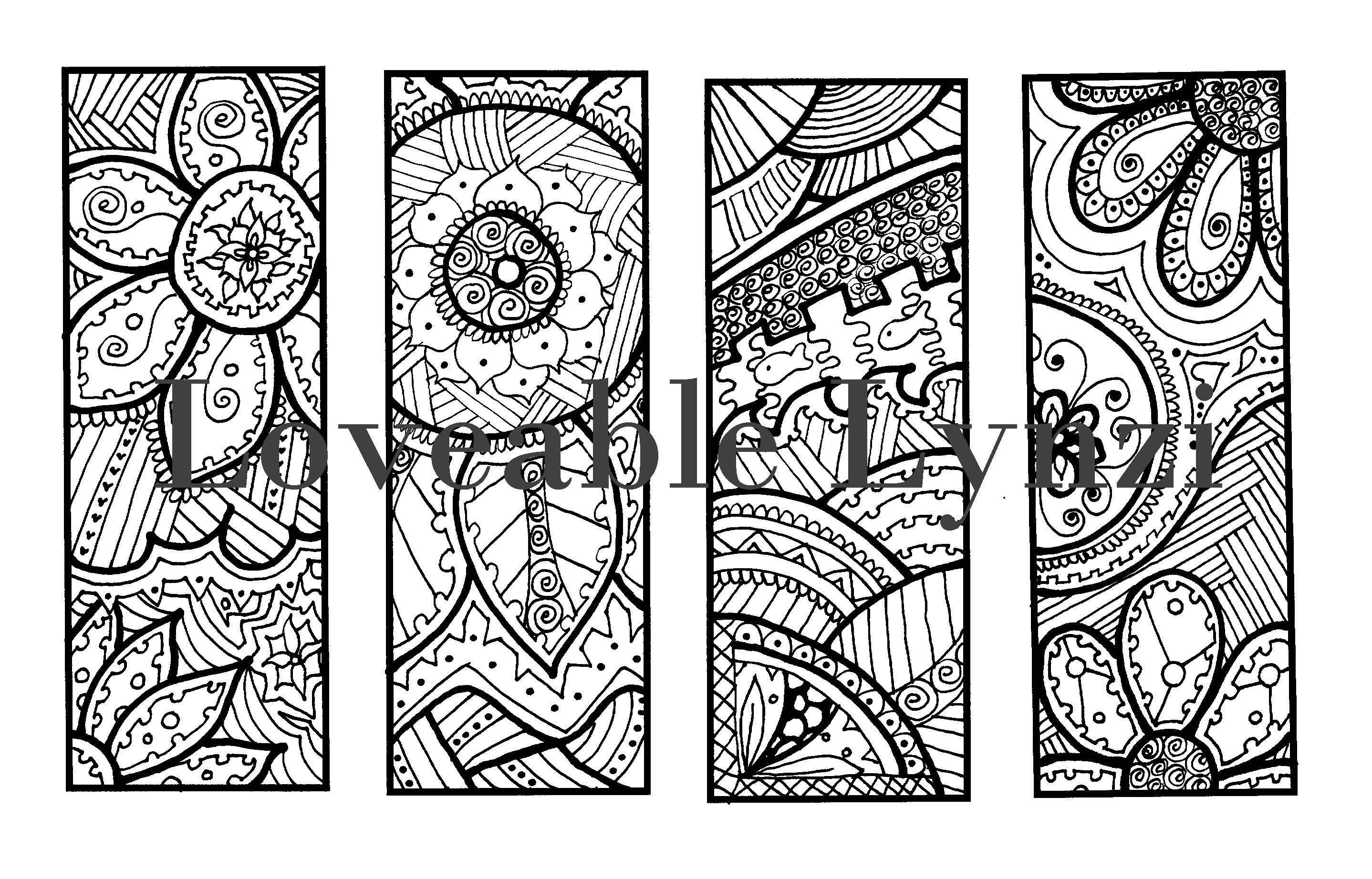 Printable Bookmarks!! INSTANT DOWNLOAD! Pdf. Bookmarks: Printable ...