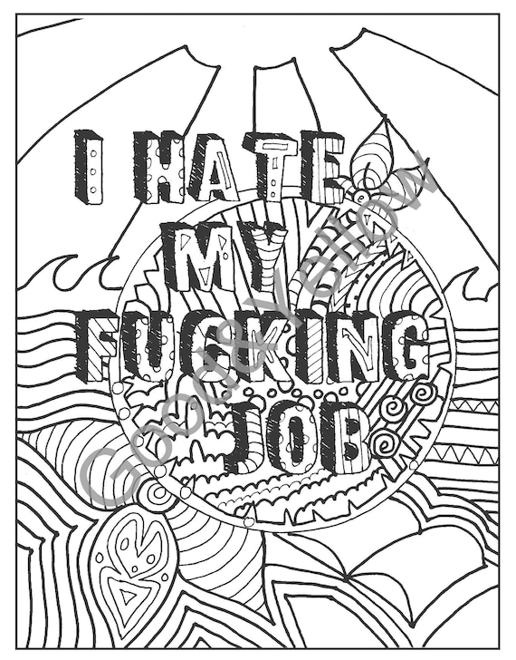 Things I Want To Say At Work But Can't: Swear word, Swearing and Sweary  Designs-Swear Word Coloring Book - Swearing Coloring Book for Adults.  (Paperback)