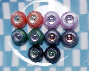 10mm BJD Eyes "Gem Club" Style. Doll Eyes, various colors.