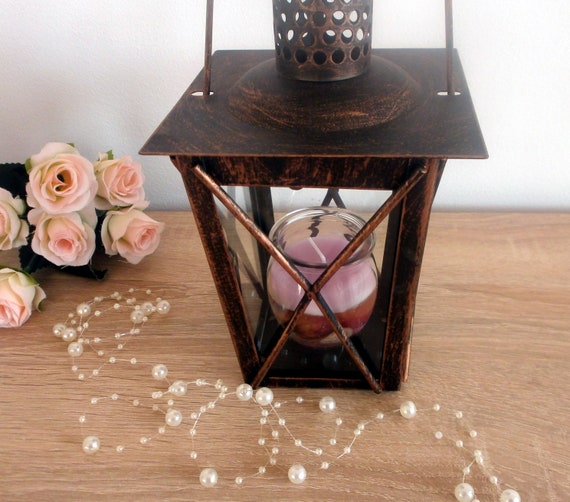 Bronze Lantern Vintage Moroccan Lanterns Wedding Lanterns Etsy