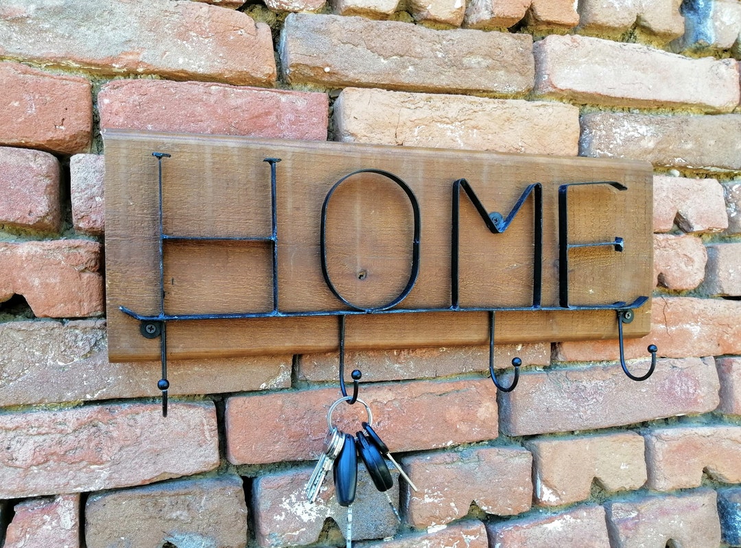 Rustic Wall Hanger Rustic Home Decor Wooden Holder for Wall Etsy