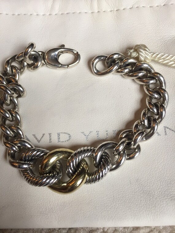 David Yurman gold and silver bracelet - Gem