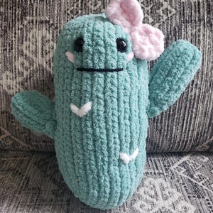 Patrón de tejido de cactus