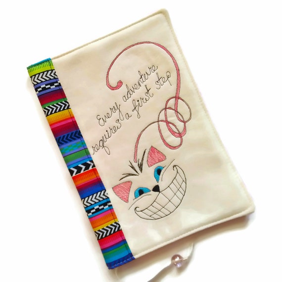 Cheshire Cat Okładka Książki Okładka Dziennika Podróży Alice Etsy