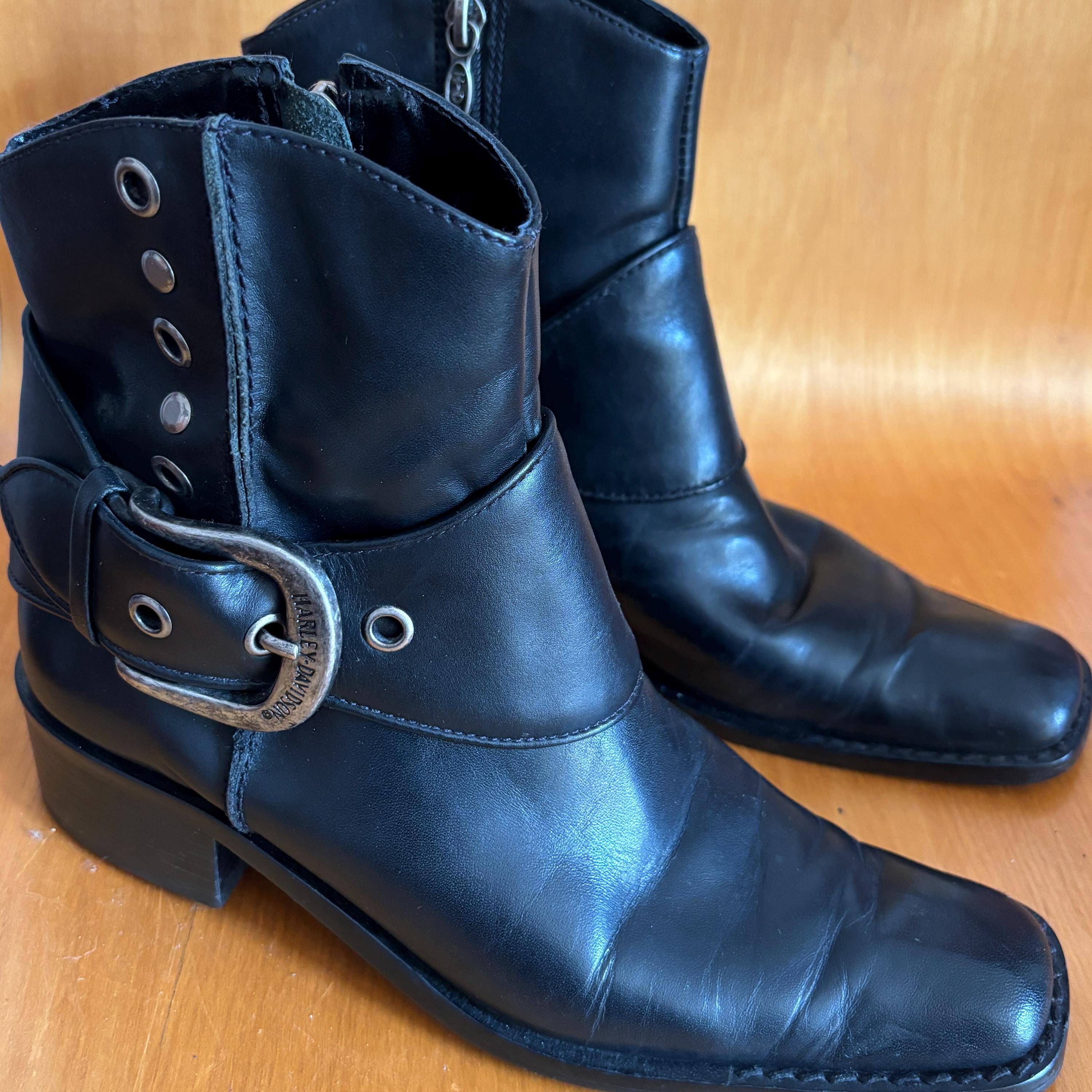 Y2k Harley Boots - Etsy