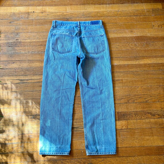 Distressed patchwork denim - image 4