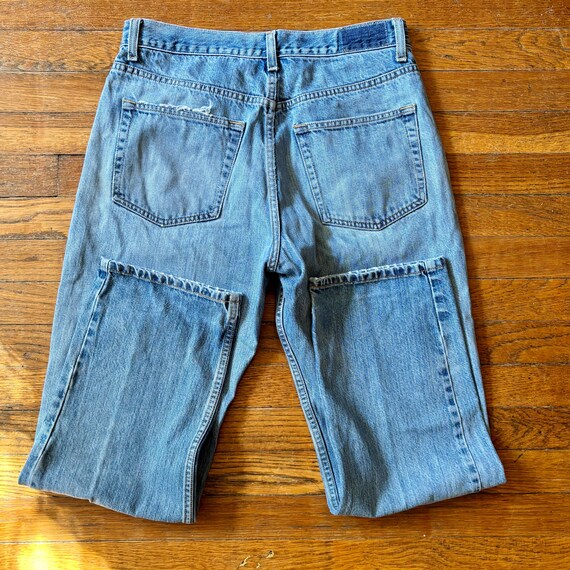 Distressed patchwork denim - image 5