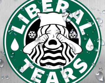 Liberal Tears Parody Vinyl Stickers (Set of 6)