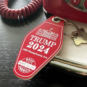 President Trump 2024 Keychain  |  Made in the USA!