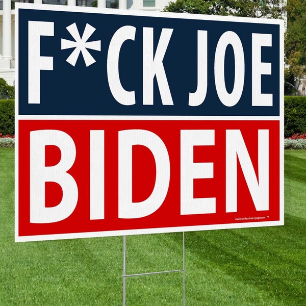 Fuck Joe Biden XL Yard Sign #FJB  #MAGA