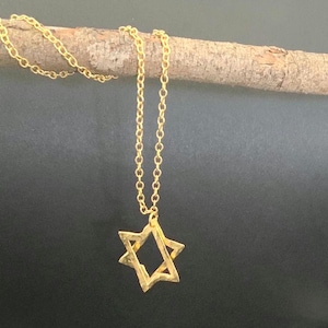 Magen David Necklace, Star Of David Necklace, Jewish Gift For Men, Jewish Jewelry from Israel, Jewish Star Necklace, Star of David Pendant