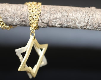 Star of David Pendant Necklace, Magen David Jewish Symbol, Spiritual Jewelry, Made in Israel, A gift to the Jewish, Judaica Gift