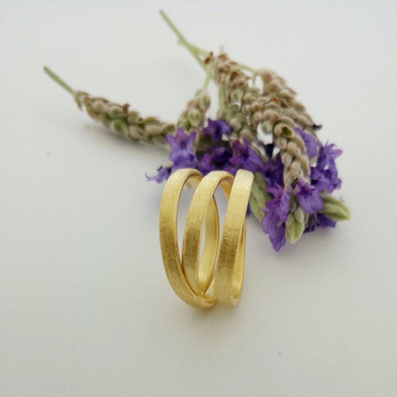 Statement ring Size 8.5,8,7.5,7 Wrap Ring Gift for her Triplet ring Infinity Loop ring Around Ring Wrap Around Ring Wrapped ring