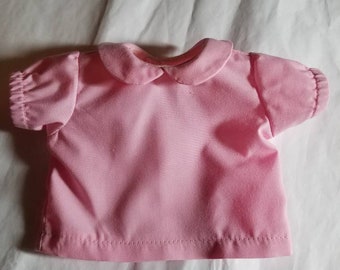 Blusa rosa para bonecas de 11 a 13 polegadas!