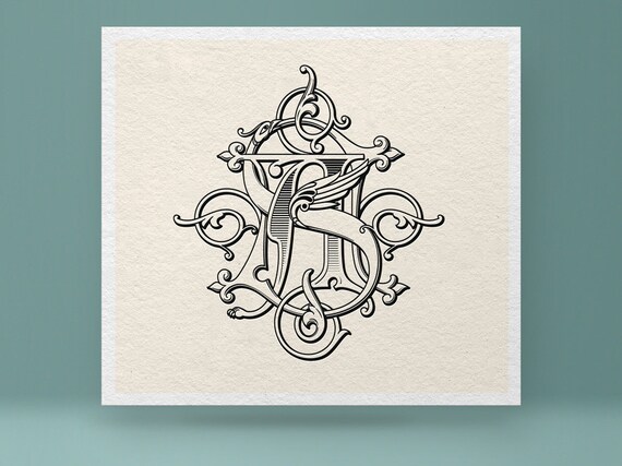 Vintage Monogram As Sa Wedding Monogram Digital Etsy Vintage Monogram As Sa Wedding Monogram Digital Etsy
