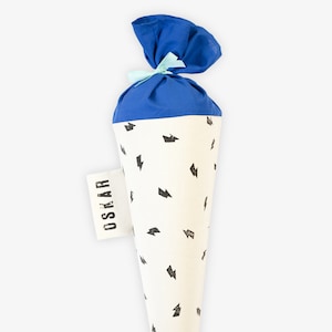 Cono escolar de tela | Diseño: Lightning