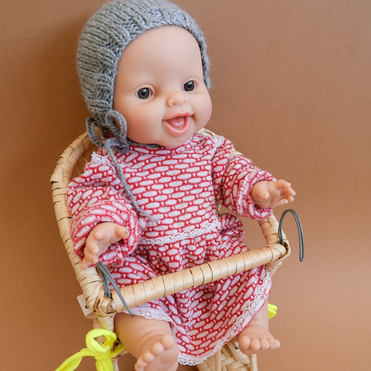 Doll Bike Basket Made of Pasture With Seat Cushion Doll Seat Etsy