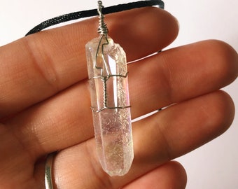 Angel Aura Quartz Medium Necklace