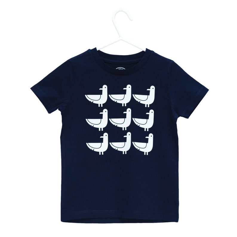 T-shirt Oscar the Seagull Navy image 1