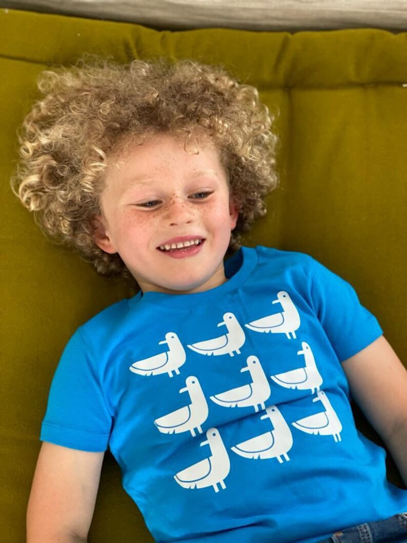 T-shirt Oscar the Seagull Navy image 6