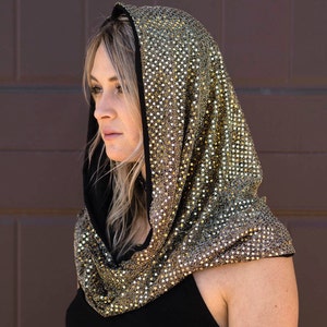 Dripping in Gold Rave Hood image 4