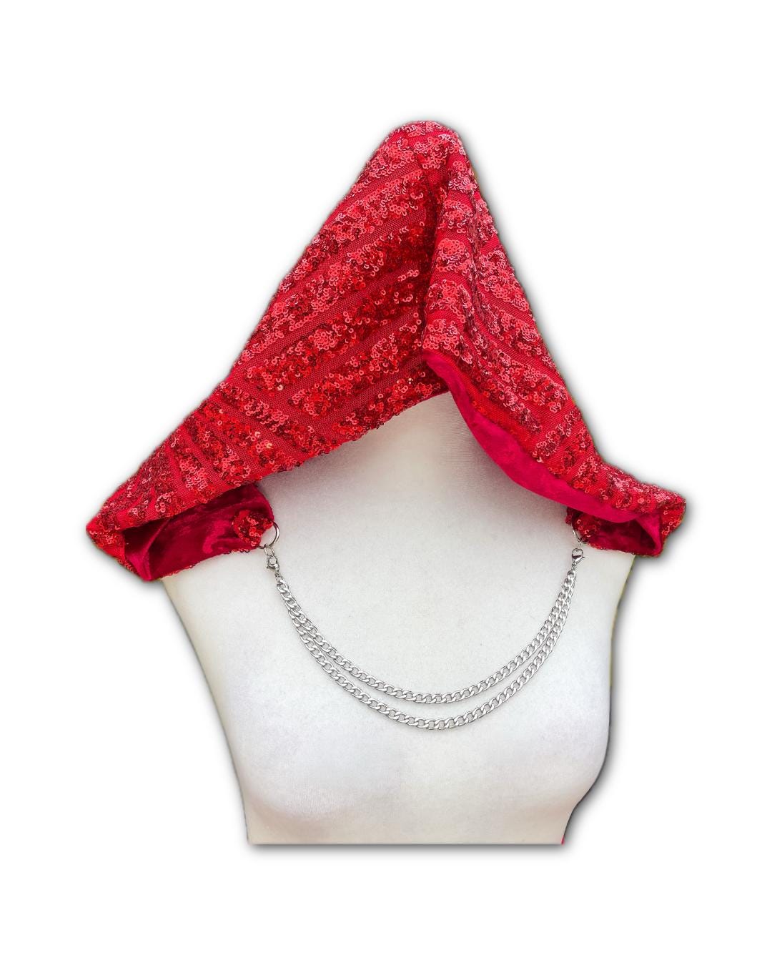 Festival Hood With Chains - Etsy display picture 1
