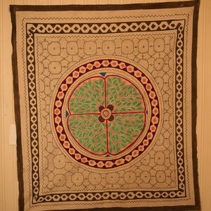 Echte Shipibo Wandteppich 61 x 49,5 Zoll
