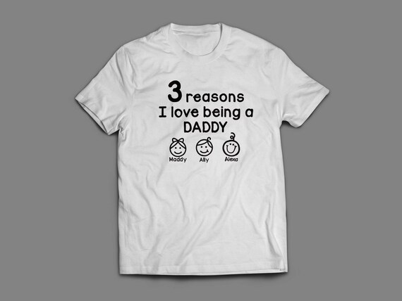 Father's Day Shirt Reasons I love being a Daddy/Grandpa Shirt S-4XL and Long Sleeve Available Grandpa Shirt Fathers Day
