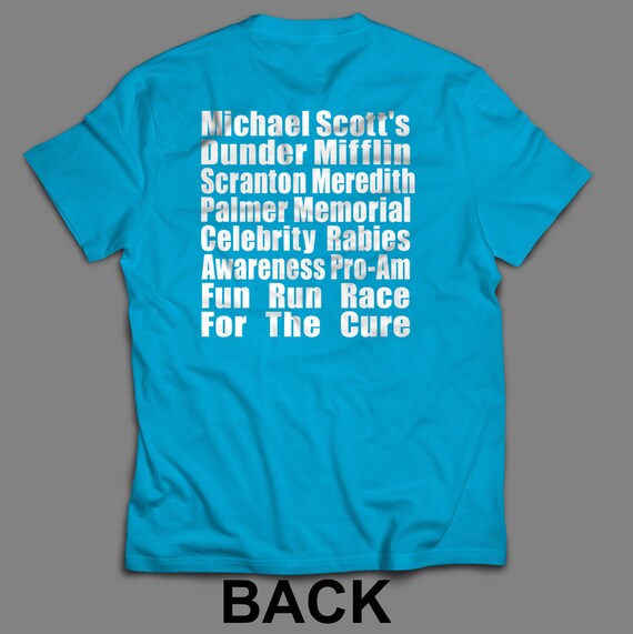 The Office Meredith Rabies Awareness Fun Run Shirt Etsy