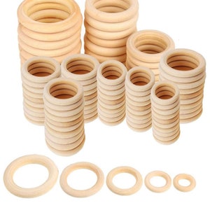 Wooden rings, macrame, wooden craft rings,  jewellery rings, varnish and chemical free wooden rings, various sizes.