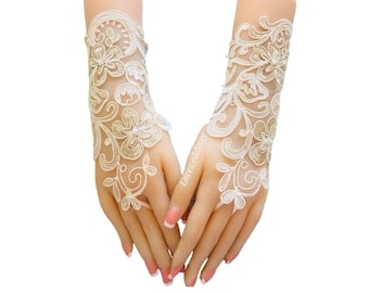 bridal gloves, lace gloves, bridesmaid gift, wedding accessories, bridal accessories, wedding day gift