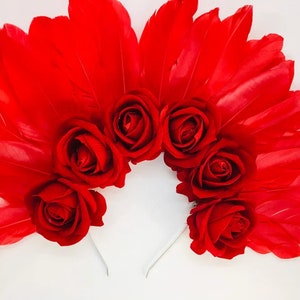 tiara de novia roja, accesorios para el cabello de boda, accesorios para el cabello de novia, accesorios para el cabello de novia