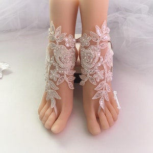 Foot Jewelry Lace Barefoot Sandal Boho Wedding Sandals - Etsy
