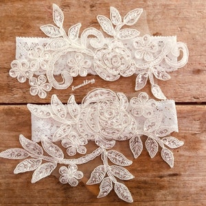 garters for Wedding, bride garter lace, garter set Wedding, lace lingerie set, bride lace Wedding accessories set, bride accessories